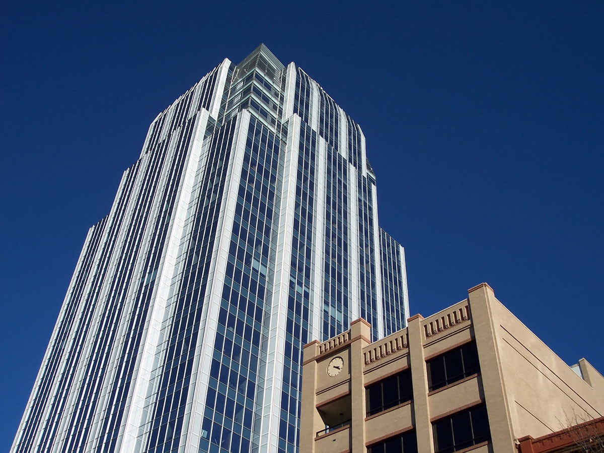 A downtown Austin mixed-use property financed by an Austin commercial real estate broker